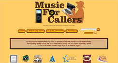 Desktop Screenshot of musicforcallers.com
